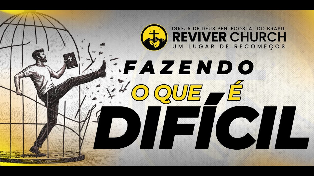 FAZENDO O QUE É DIFIÍCIL | PR. RENAN| 15/03/2026