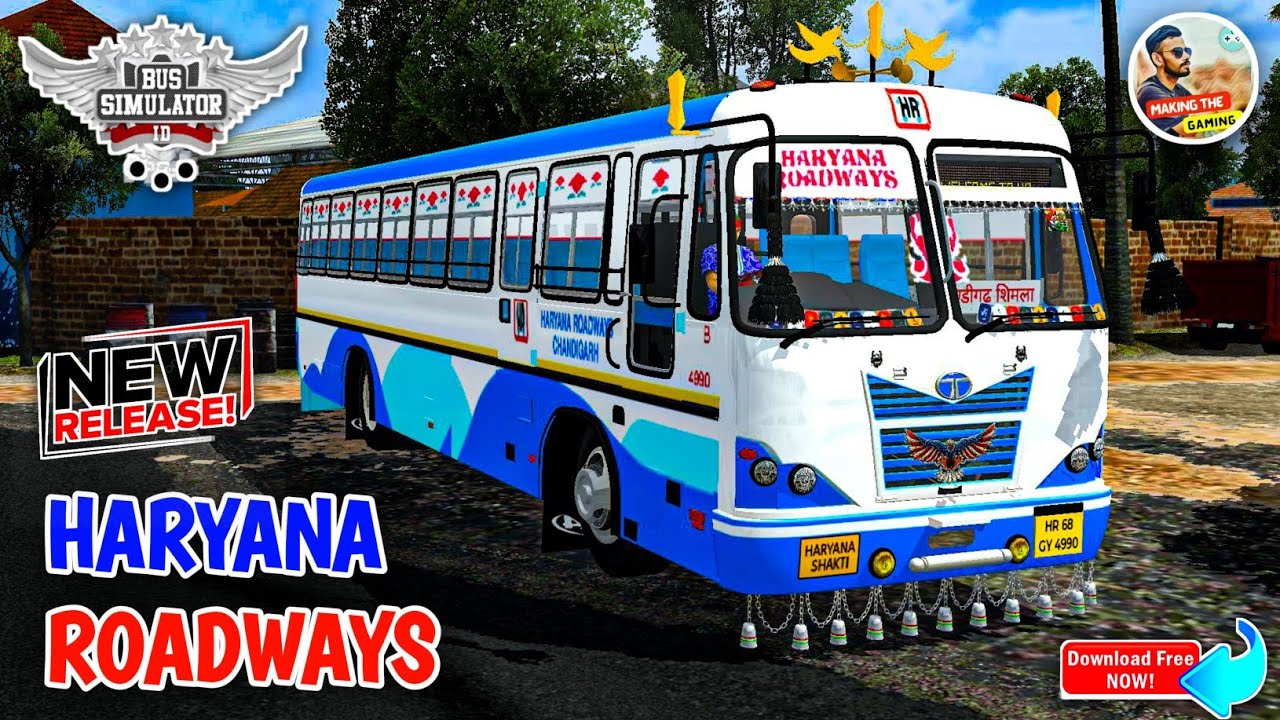 How to Add HARYANA ROADWAYS Bus in Bus Simulator Indonesia | Indian Haryana Roadways Bus Mod Bussid