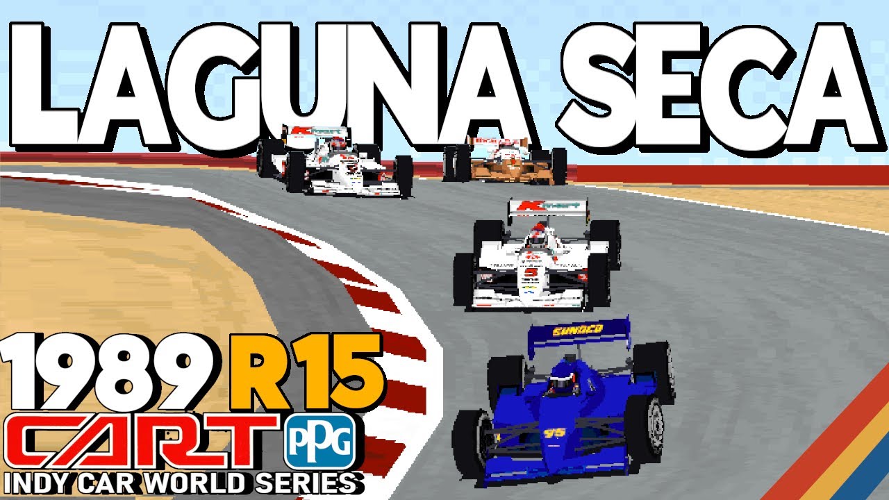 Laguna Seca 300k - Full Race - 1989 CART Round 15 - Indycar Racing II
