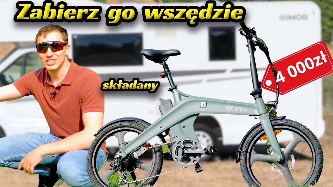 Idealny ROWER ELEKTRYCZNY dla Kamperowicz&oacute;w - DYU T1