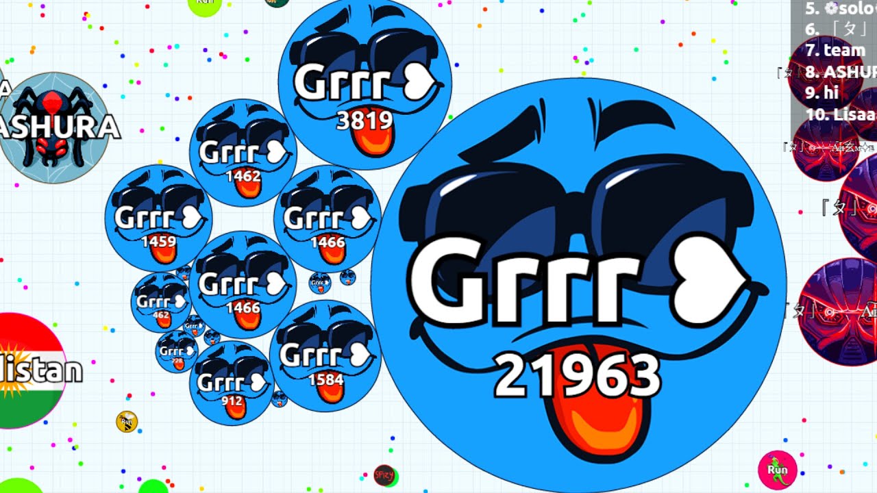 TROLLING TEAMS IN PARTY MODE IN AGARIO ( Party Agar.io Gameplay )