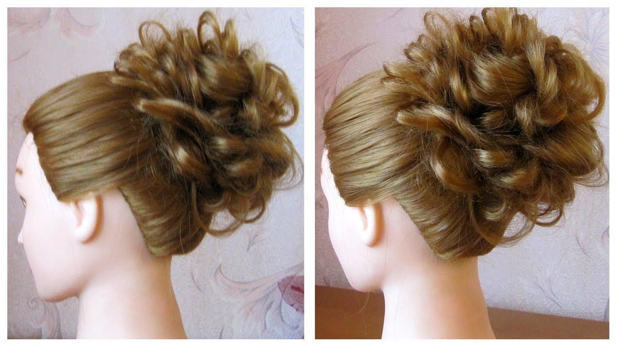 Chignon tressé facile 🌺 Tuto coiffure de soirée cheveux long /mi long