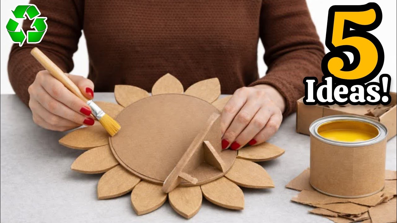 Super Beautiful but Low-Cost! 5 Best DIY Space-Saving Craft Ideas from Waste Material ♻️#2026