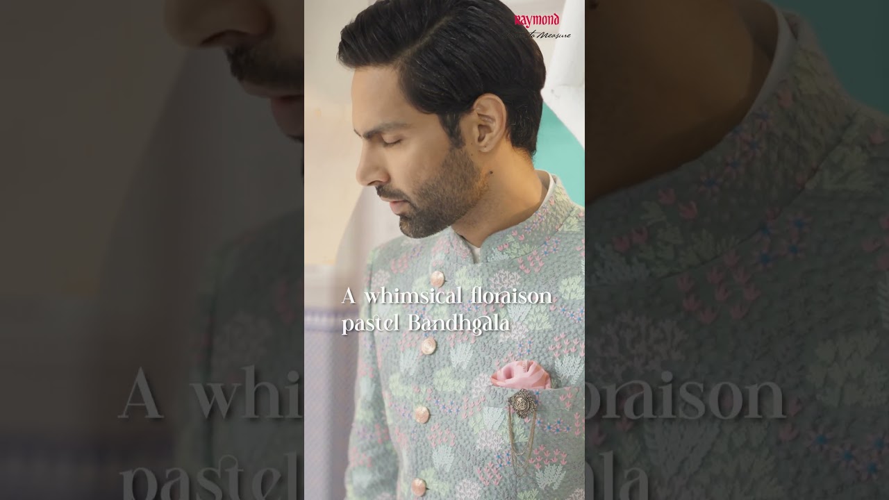 Raymond | Made To Measure | Pastel Bandhgala