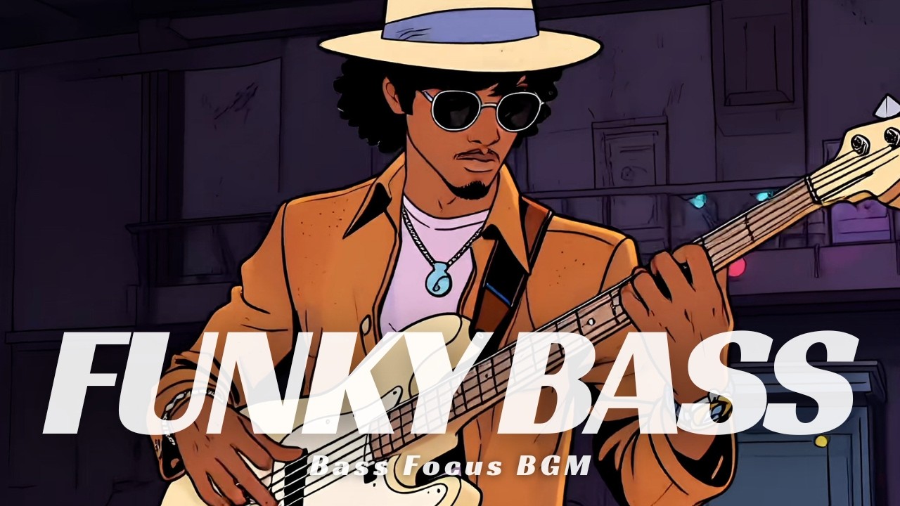 Fresh Groovy Slap Bass BGM | Funk Bass for Work & Relax