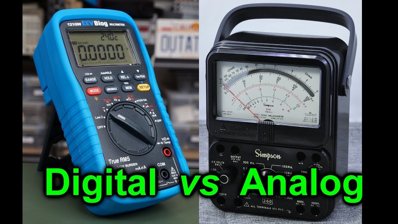 EEVblog #1067 - Analog vs Digital Multimeters!