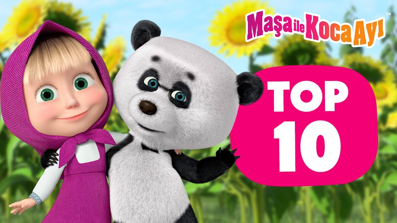 Maşa İle Koca Ayı  🔝 TOP 10 👦👧 Erkek ve Kız Kardeşler 🤗 Masha and the Bear Turkey