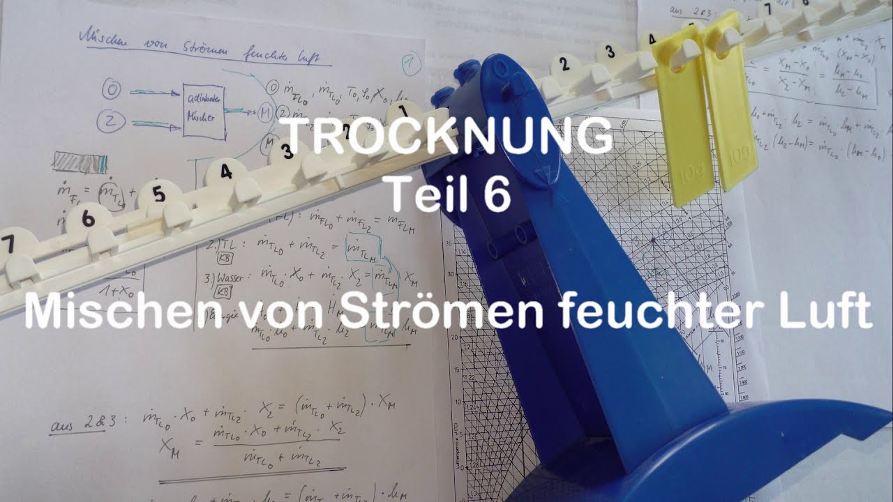 Mischen von Strömen feuchter Luft