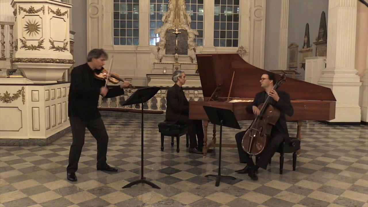 Locatelli Sonata in D Minor, Adagio | performed by Zachary Carrett&iacute;n, Avi Stein, and William Skeen