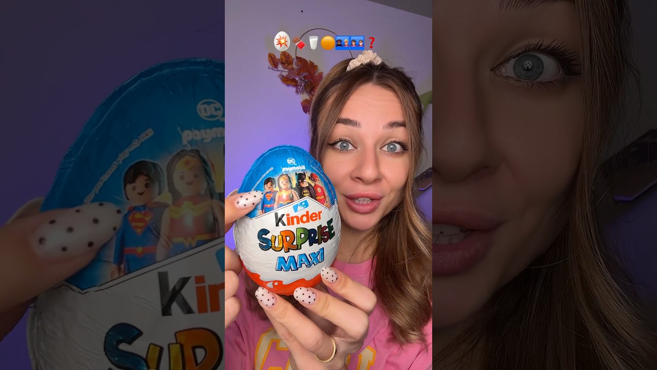Opening the biggest chocolate egg in my life 😅