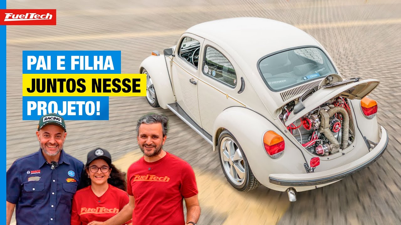 Fusca Turbo com pe&ccedil;as de Porsche e uma hist&oacute;ria sensacional de fam&iacute;lia!