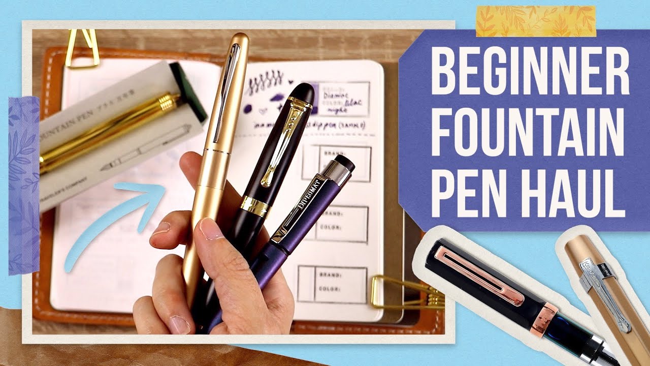 Budget Friendly Fountain Pens - First Impressions and Size Comparison