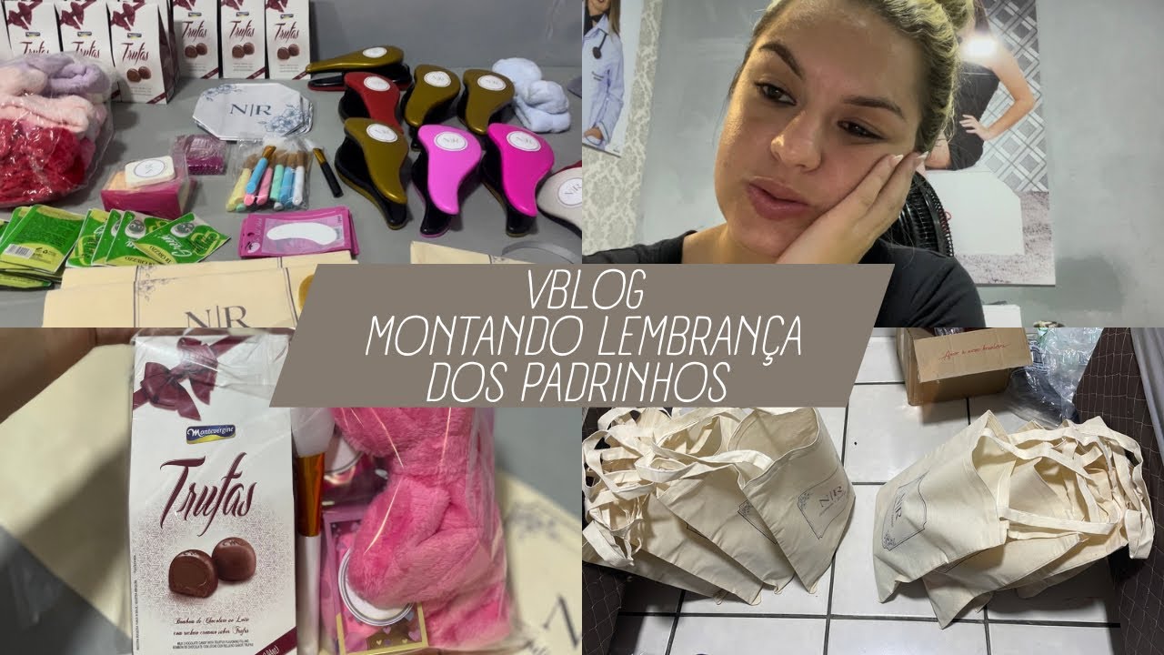 ANSIEDADE DE NOIVA| MONTANDO LEMBRANÇA DOS PADRINHOS - Part 1