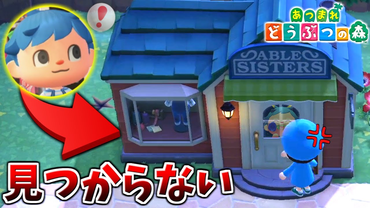 【あつ森】かくれんぼで閉店時間寸前にエイブルシスターズに入れば無敵説【あつまれどうぶつの森検証】