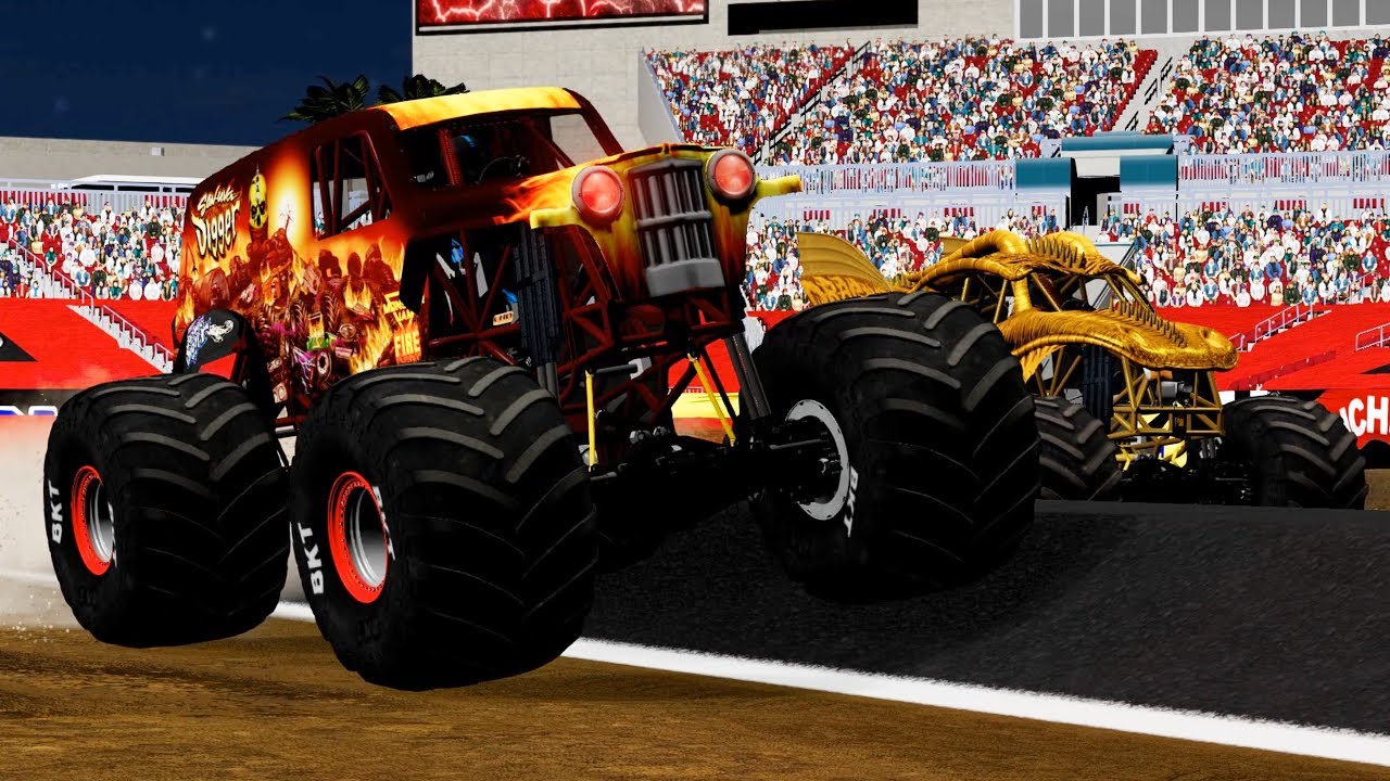 20 Truck All-Out World Finals 2025 Racing - BeamNG.Drive Monster Jam