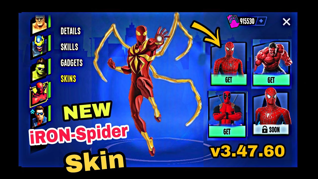 I Unlocked NEW IRON-SPIDER SKIN in spider Fighter 3 new update 3.47.60