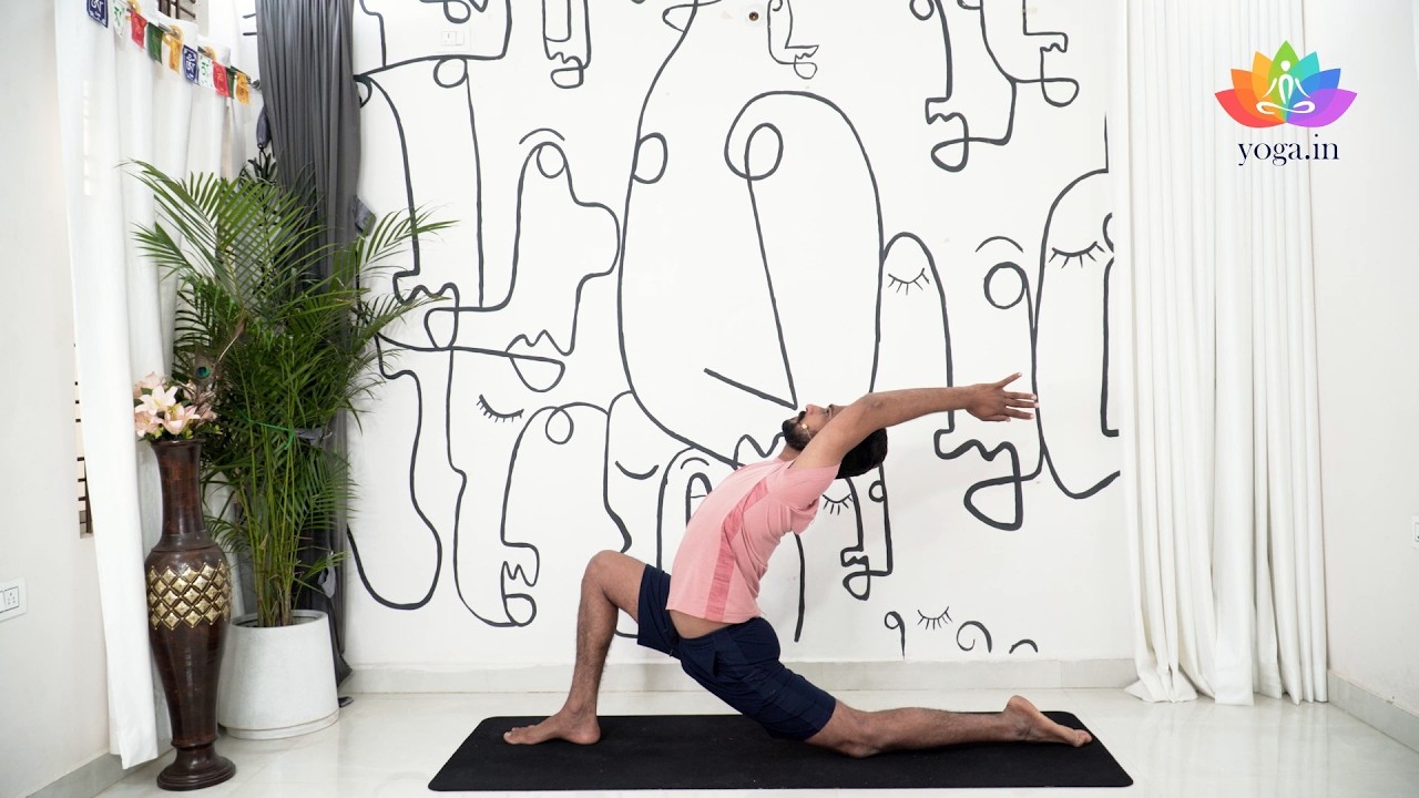 Anjaneyasana (Crescent Moon Pose): Open Hips, Boost Metabolism, & Improve Cardiac Health