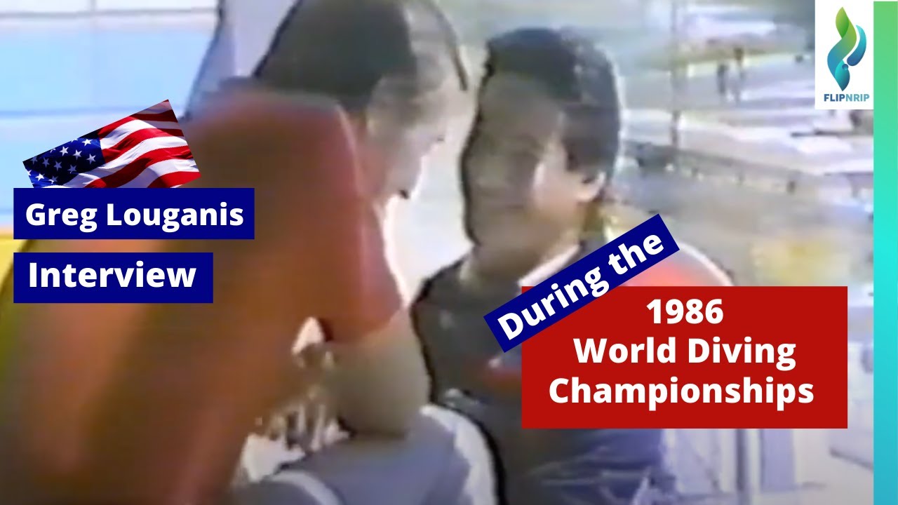 1986 Greg Louganis interview during the FINA World Diving Championships