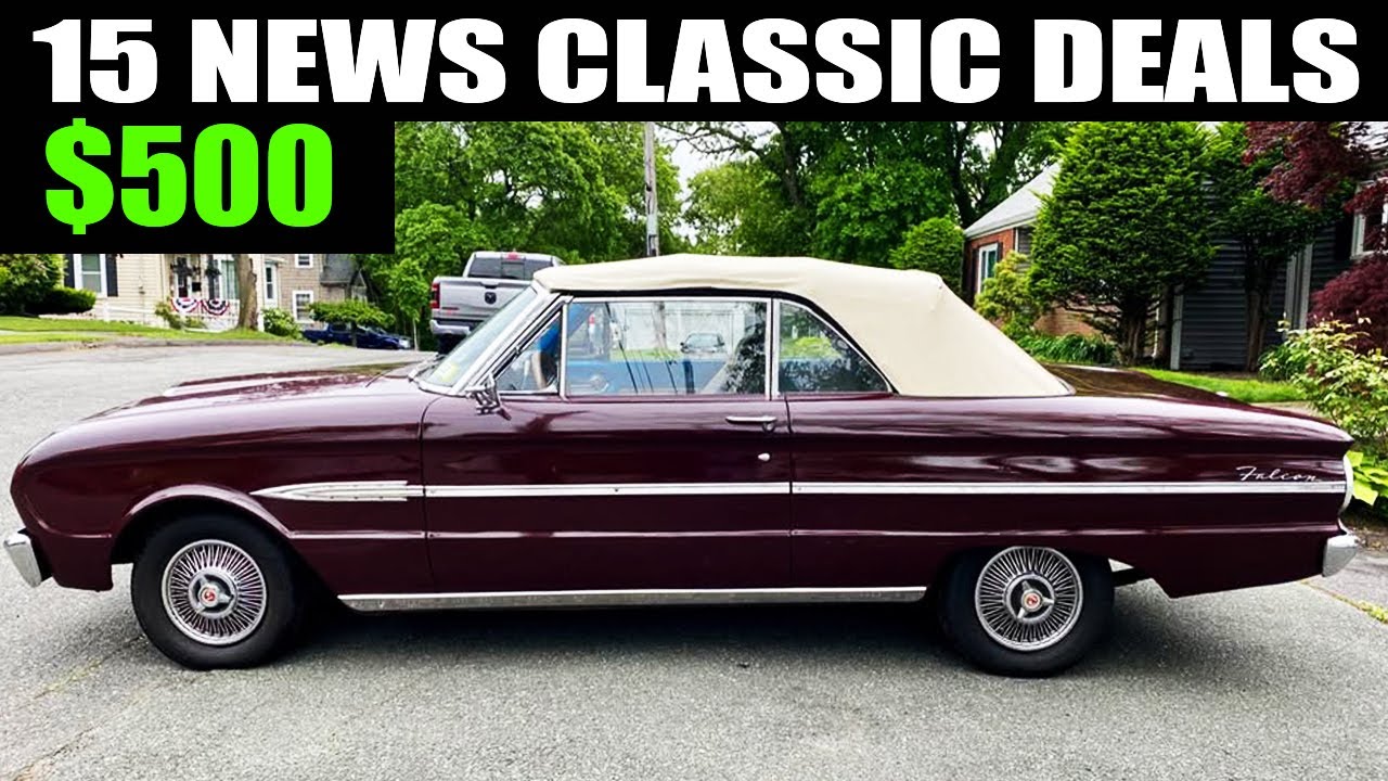 15 Cheap classic cars for sale by owner. Priced at $900 to $9,000