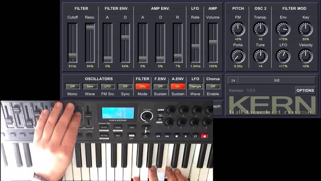 Kern Performance Synthesizer Plug-In (Win + macOS) by Full Bucket Music