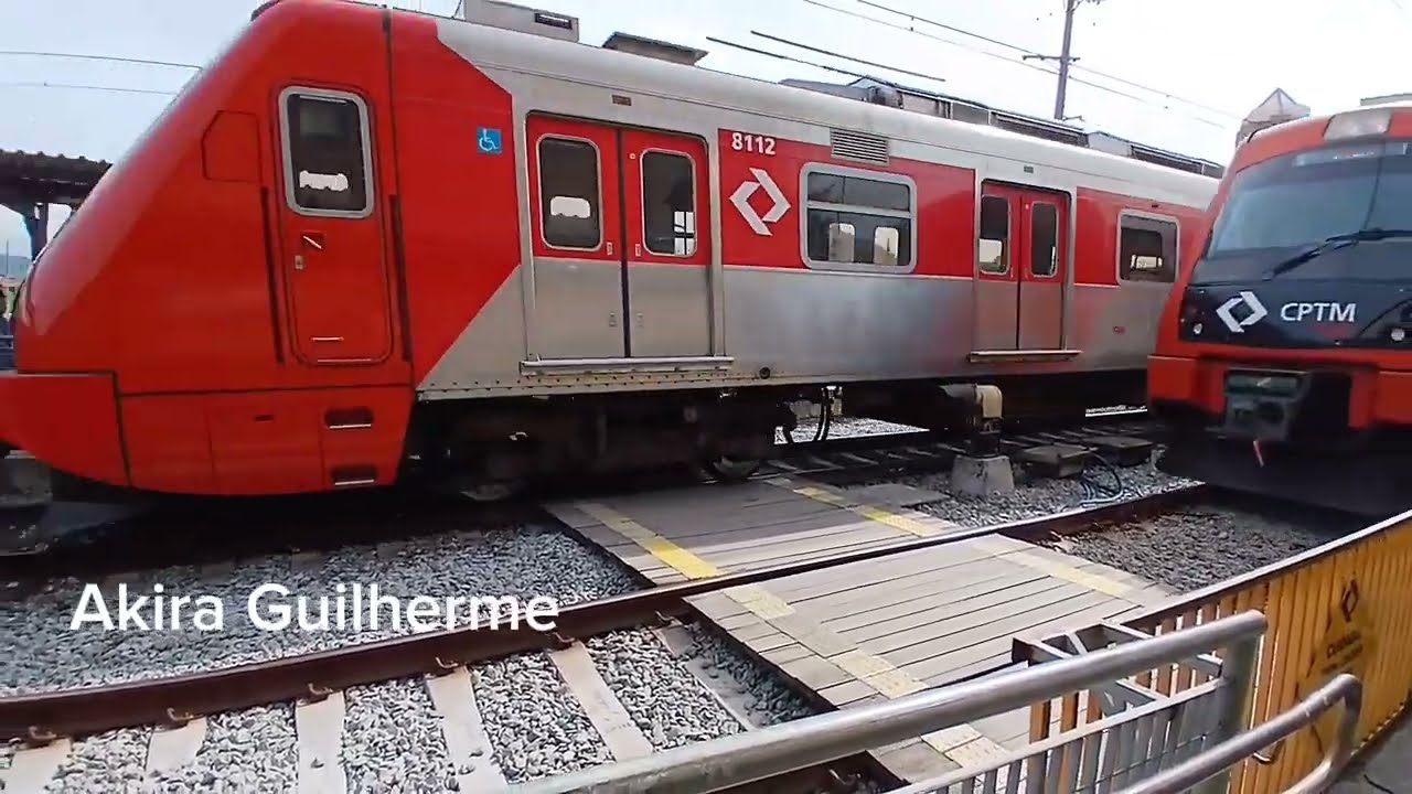 Linha 11-Coral(Movimentação de trem) Estação Mogi das Cruzes.