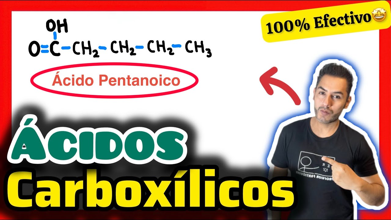✅​Ácidos Carboxílicos Química Orgánica [𝟏𝟎𝟎% 𝐁𝐢𝐞𝐧 𝐞𝐱𝐩𝐥𝐢𝐜𝐚𝐝𝐨💯​]Química