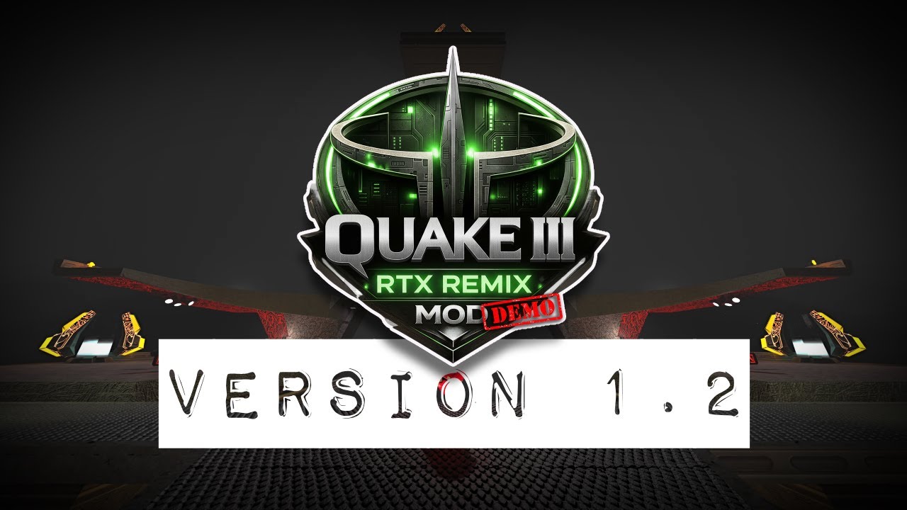 Quake 3 Arena RTX Remix Mod Demo - Version 1.2 (Update 2)