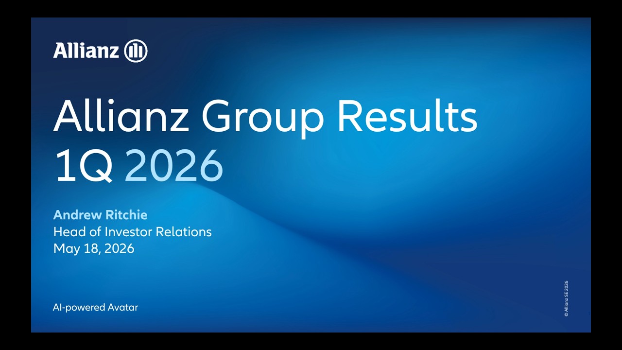 Allianz Group Results 1Q 2026 Investor Relations