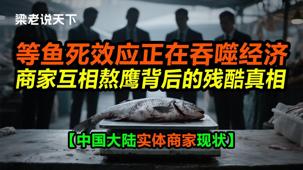 等鱼死效应正在吞噬经济！商家互相熬鹰背后的残酷真相！#老梁故事会 #梁宏达 #老梁