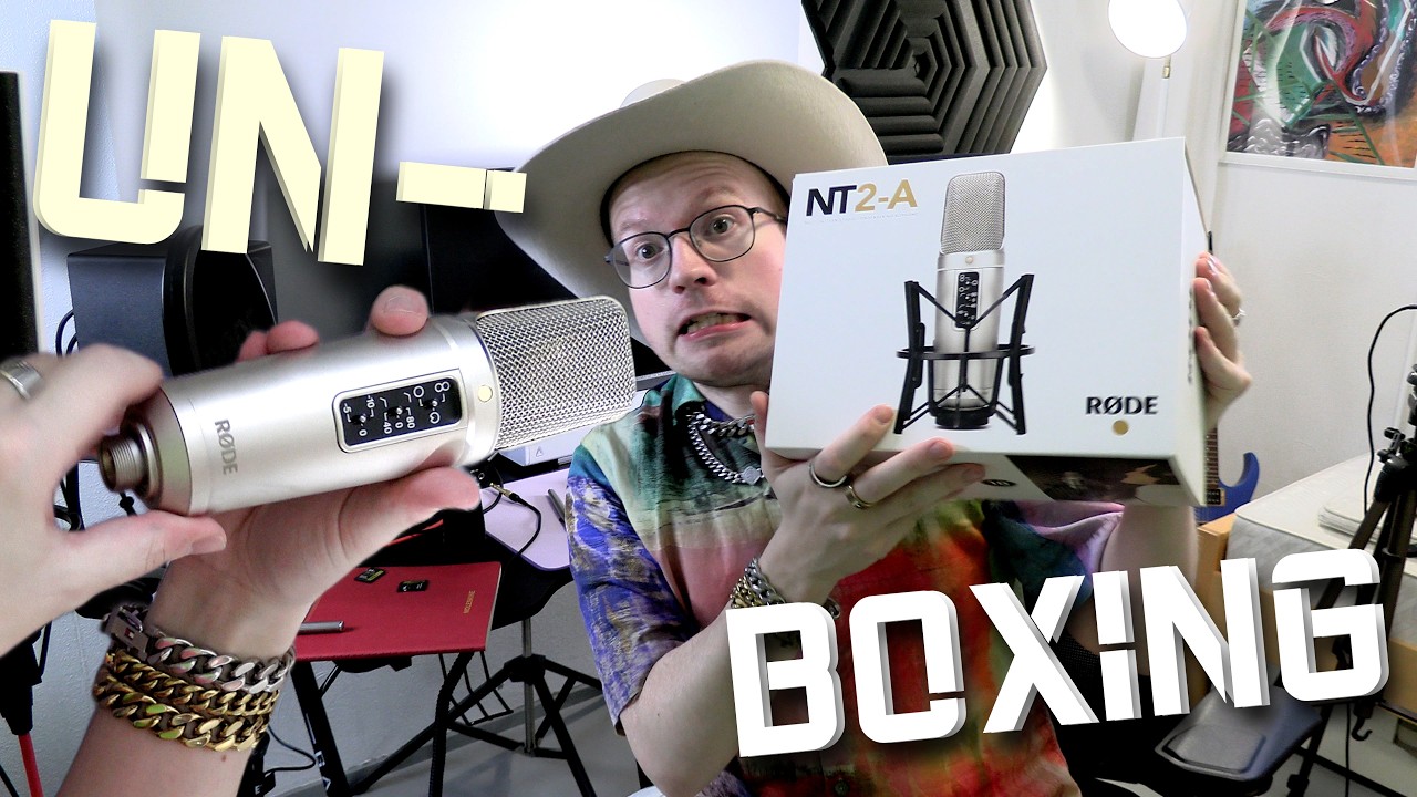 RODE NT2-A unboxing, INTRODUCTION & microphone SOUND EXAMPLE COMPARISON with the RODE NT1 5TH GEN.