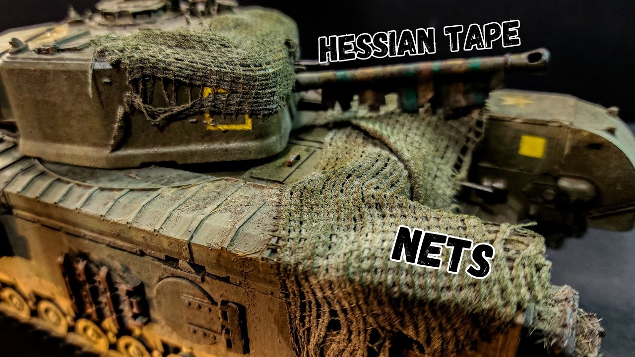 DIY Scale Model Netting & Hessian Tape Techniques | Full Build & Paint Tutorial