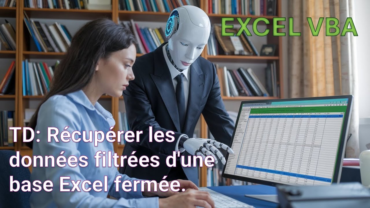 Formation Excel VBA : TD  Récupérer les données filtrées d'une base Excel fermée:
