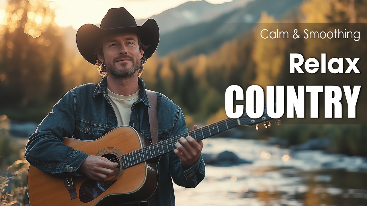 【Country Relax 497】Tranquil Country Guitar for Golden Hours with Autumn Trees