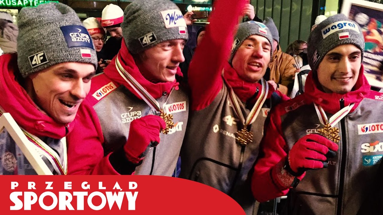 Polscy skoczkowie świętują złote medale! 