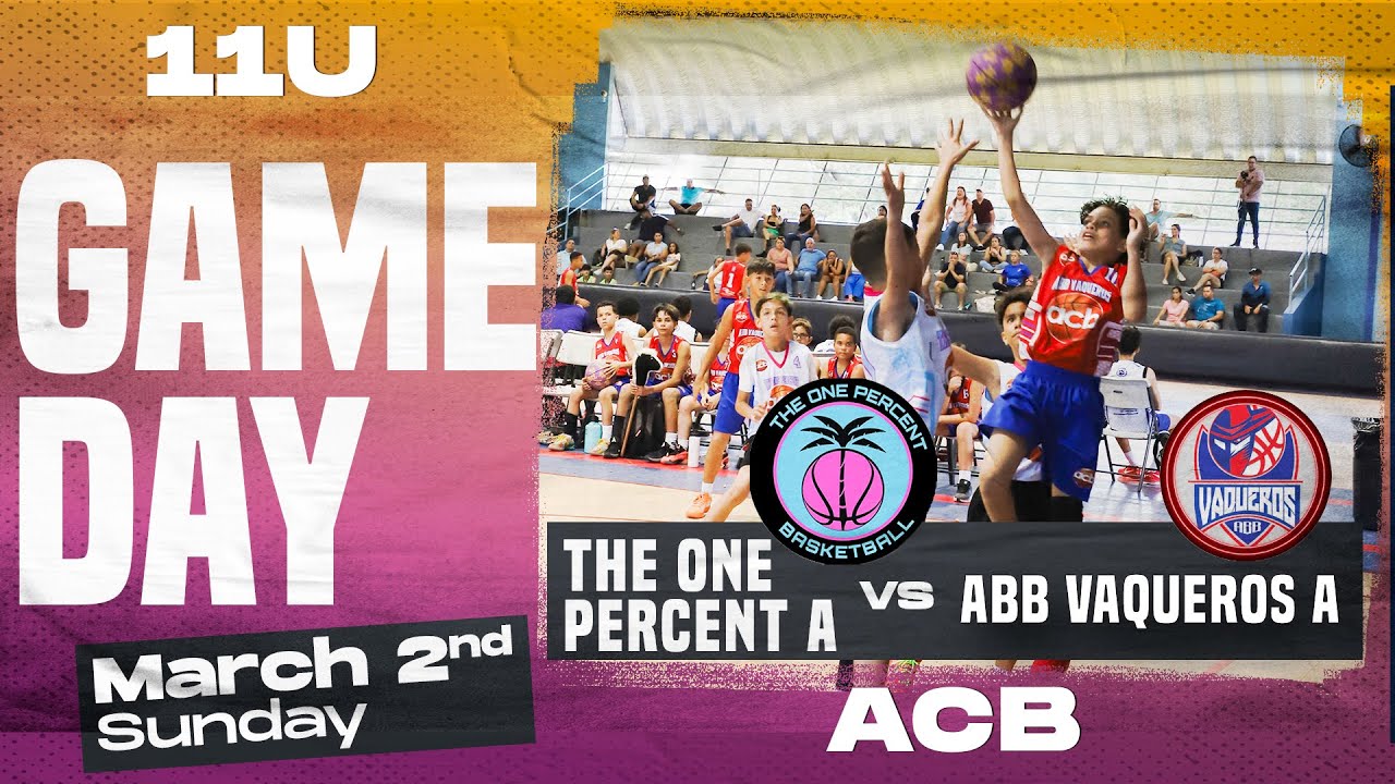 The One Percent A vs ABB VAqueros A | 11U | ACB | 2 Marzo 2025