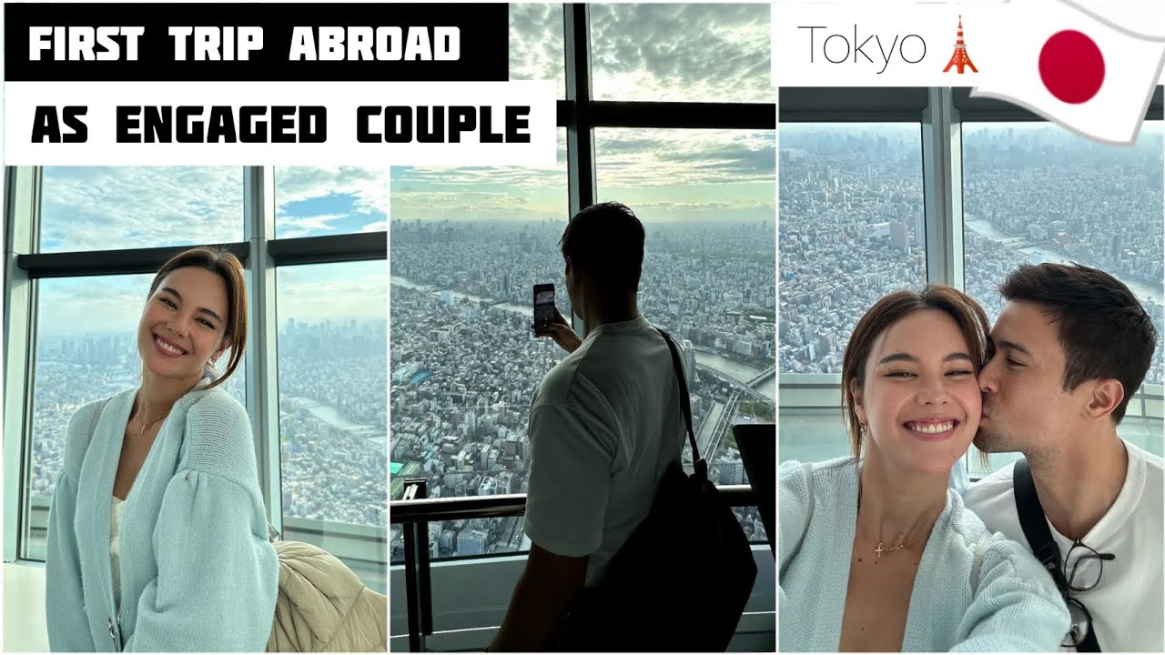 Sam Milby, Catriona Gray go on first vacation abroad as engaged couple