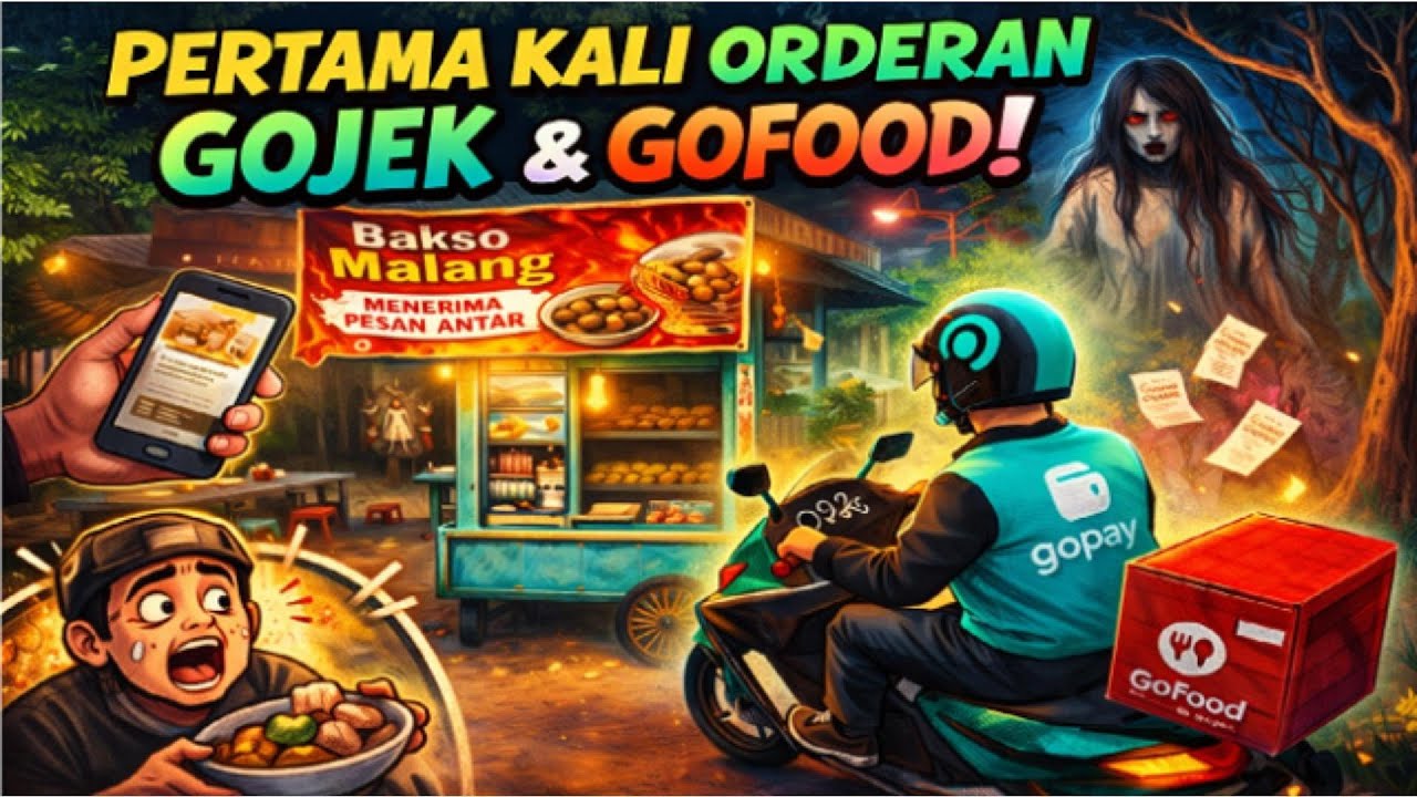GOFOOD PERTAMA DI BAKSO MALANG ANOMALI = SALAH SATU ORDERAN TERANEH!