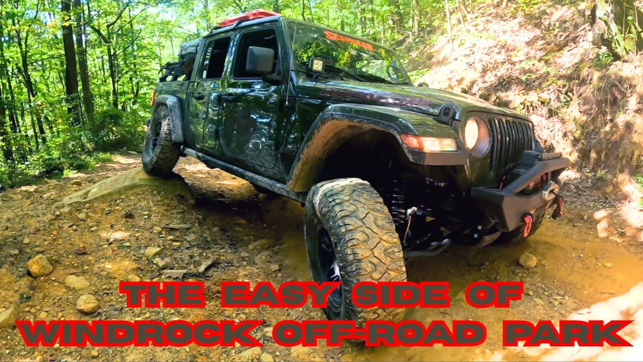 Внедорожник Jeep Gladiator покоряет парк Windrock.