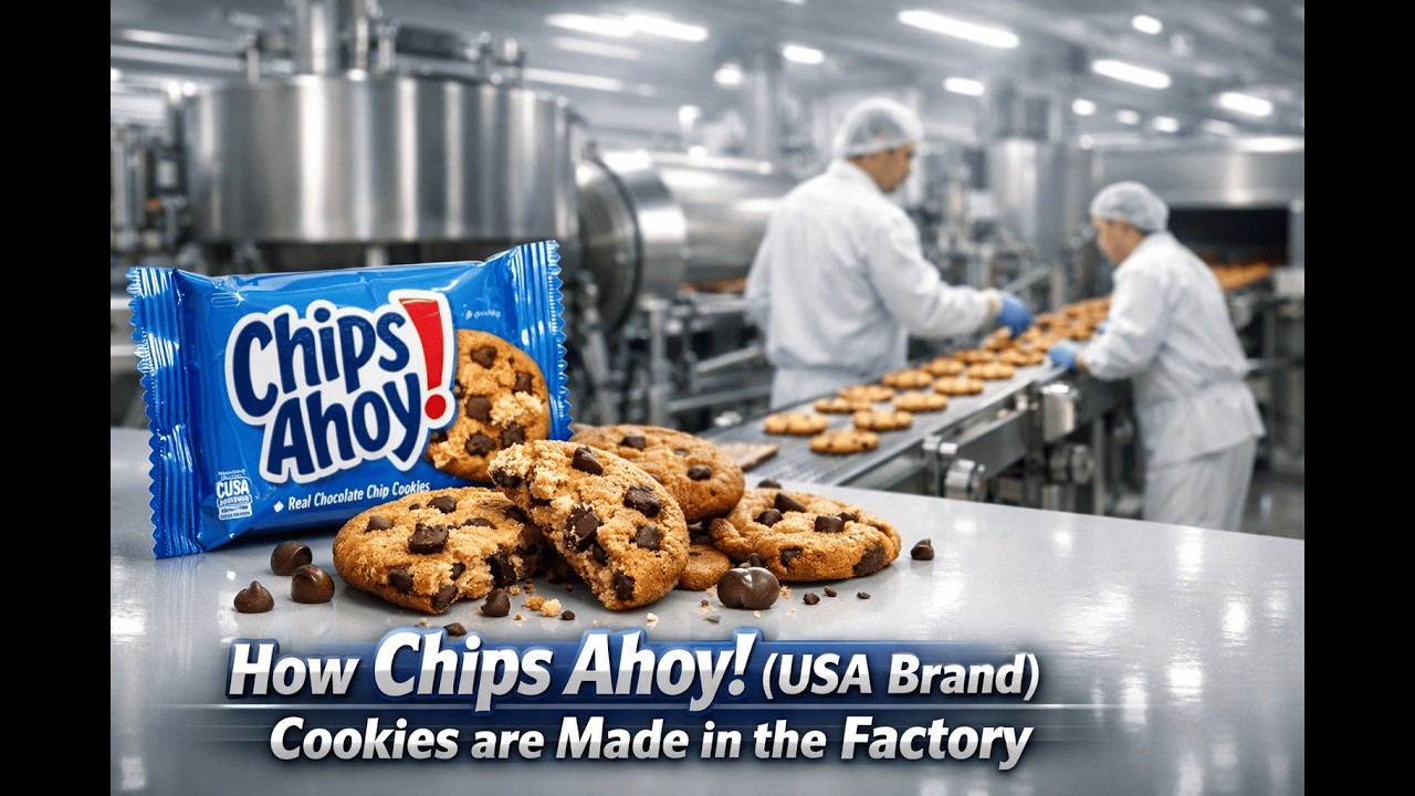 Inside the Chips Ahoy Factory – Amazing Cookie Production Process in the USA