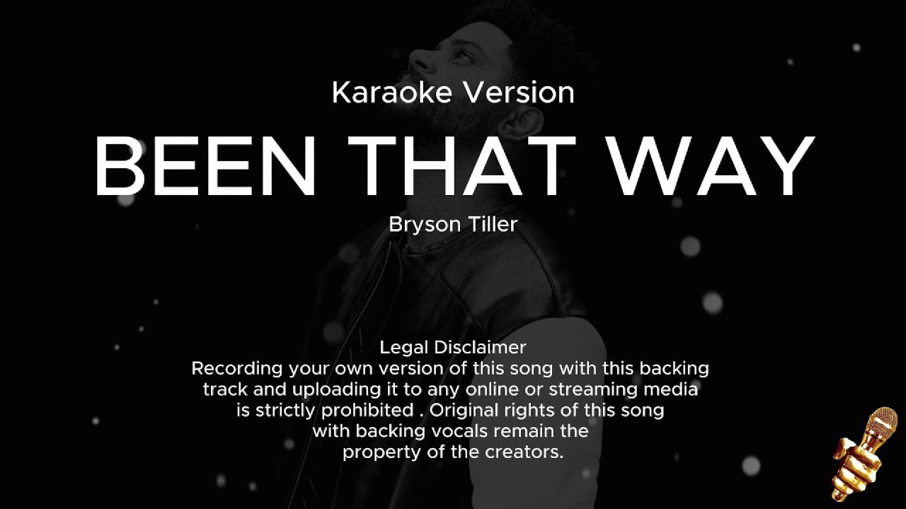 Bryson Tiller - Been That Way (Karaoke Version)