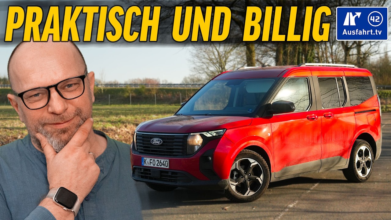 2025 Ford Tourneo Courier 1.0 EcoBoost Titanium 7G AT Kaufberatung, Test deutsch, Review Fahrbericht