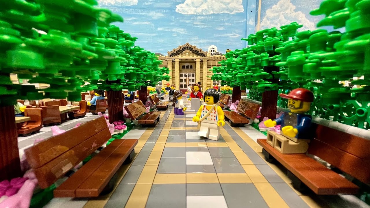 Museumsplatz fertig! - Bau einer Lego Stadt Teil 217.