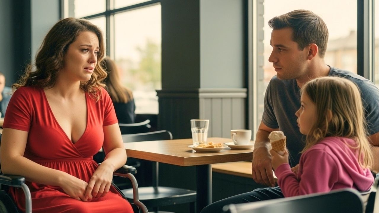 “Can I Sit Here?” the Girl in a Wheelchair Asked—His Words Shattered Her Heart