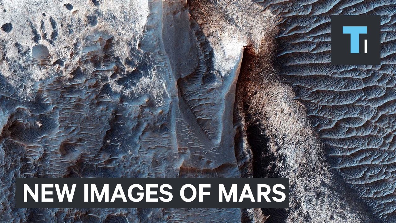 NASA released hundreds of stunning new images of Mars