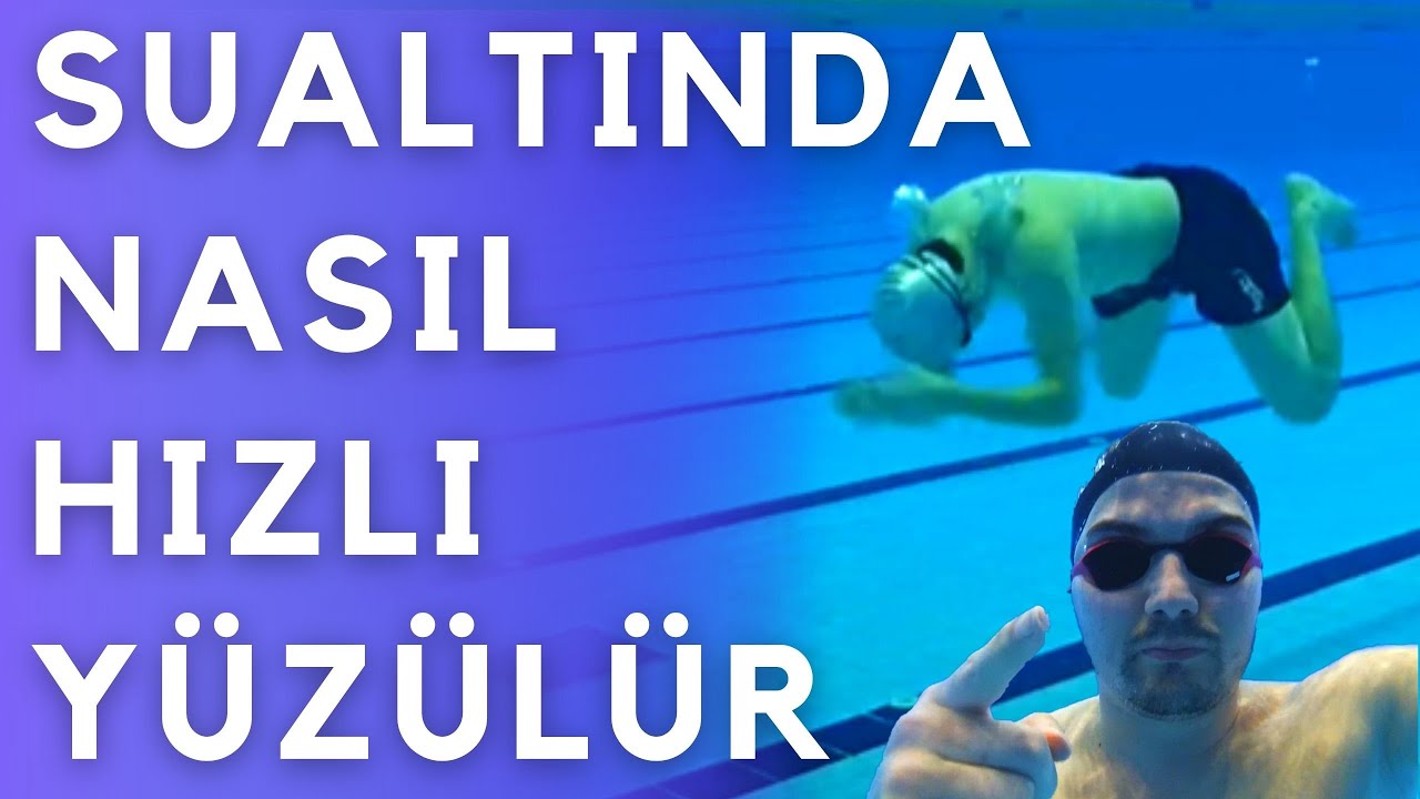 Su Altından Nasıl Hızlı Yüzülür ?  (underwater fast swimming technique) #samettug #yüzmehocam