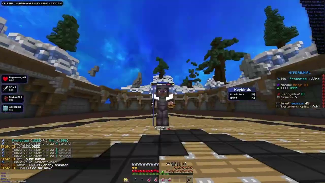 😈🔥CELESTIAL Client ShowCase | Hyperium w strachu | Polar AC 🥶