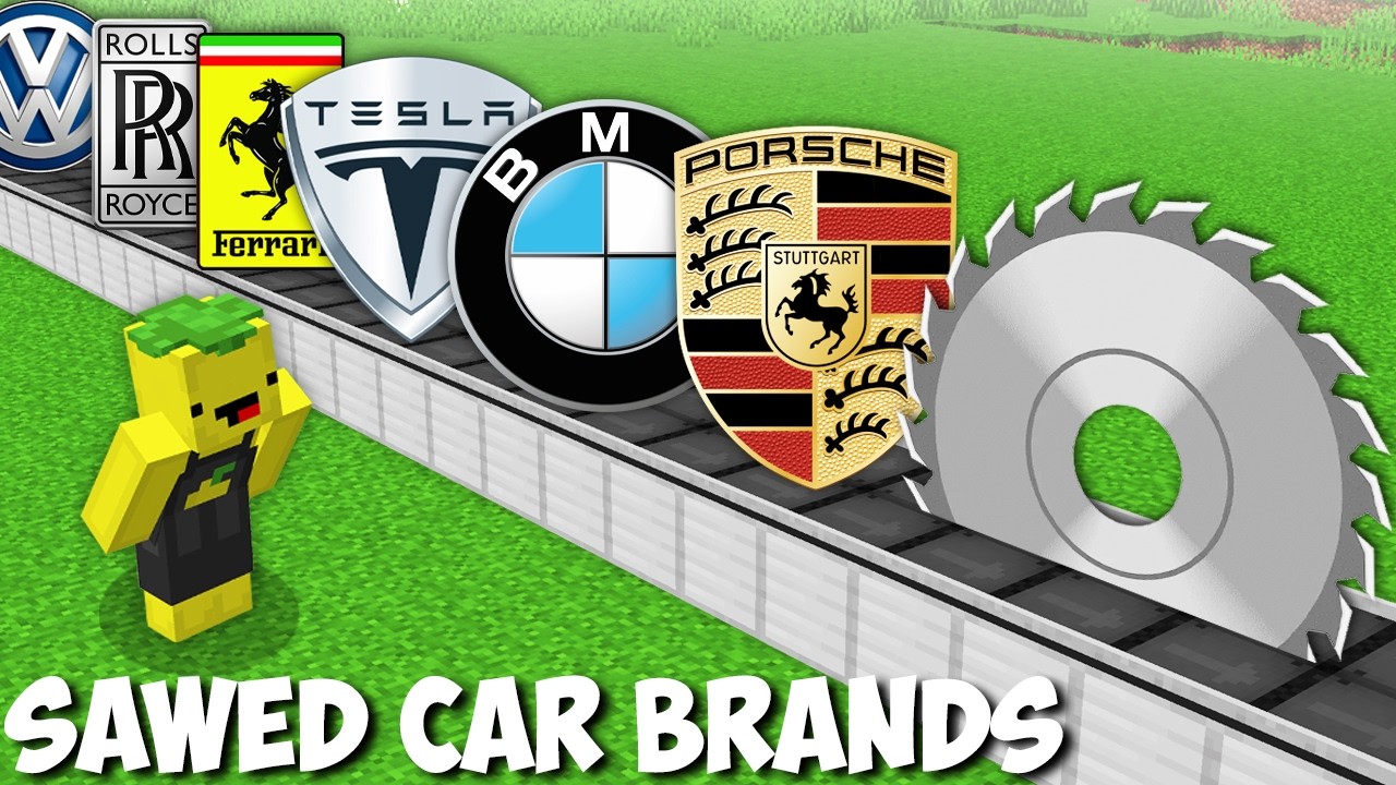 What if i I SAVED ALL CAR BRANDS in Minecraft ? NEW SECRET CAR !