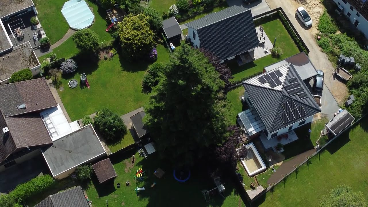 Rosengarten im Sommer 2025 von Oben