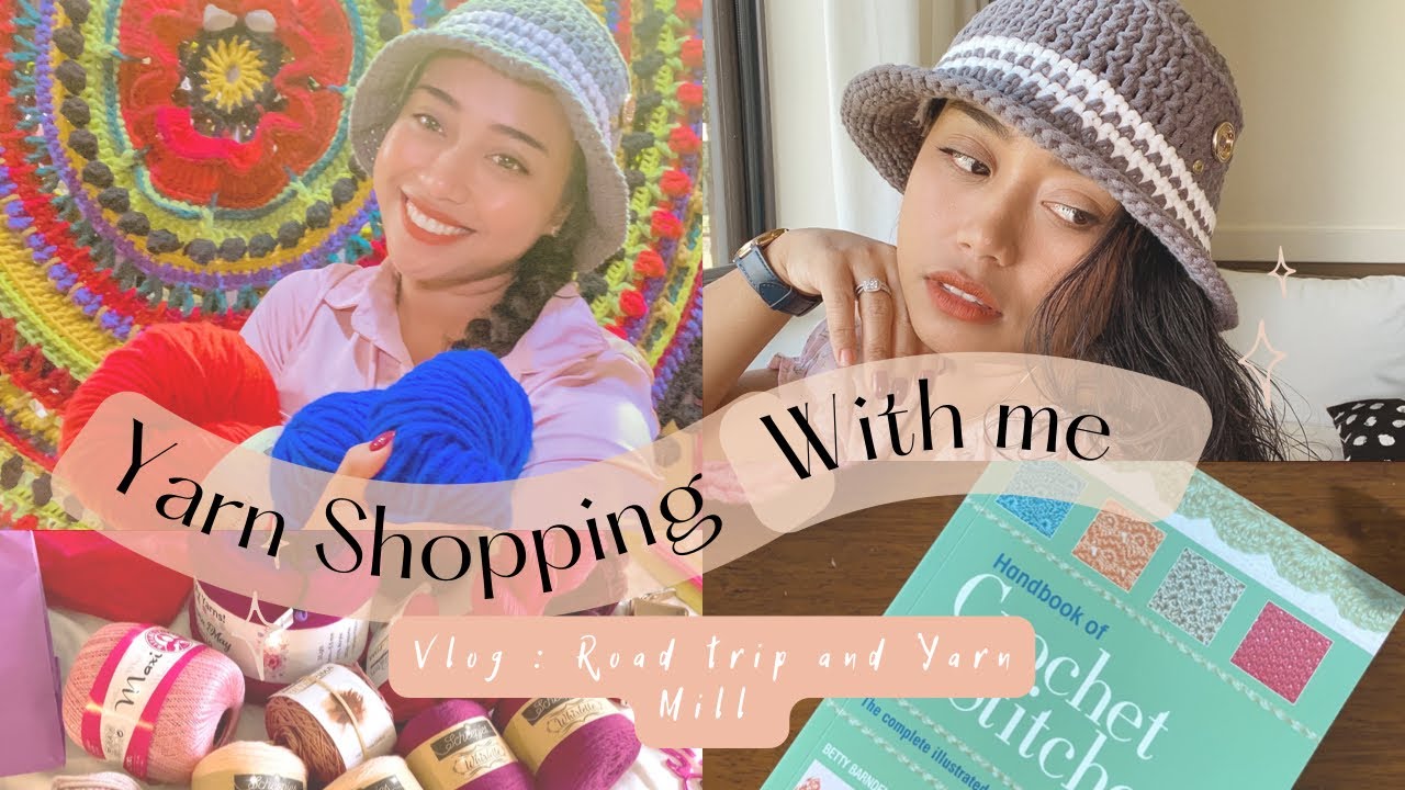 VLOG: CRAFT STORES TOUR | SHOP WITH ME | FT. NUNDLE WOOLLEN MILL  #crochetyarns #yarhaul