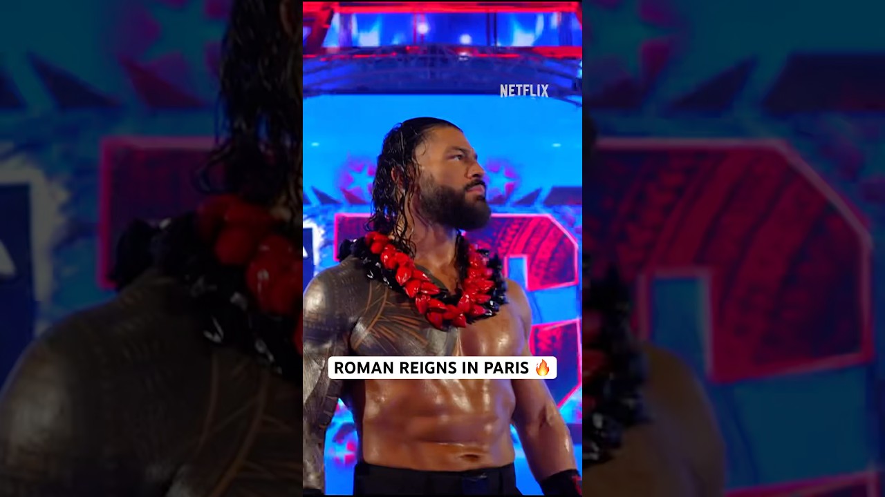 ROMAN REIGNS CLASH IN PARIS ENTRANCE 🔥 